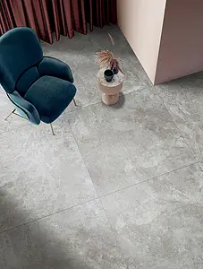 Background tile, Effect stone,sandstone, Color grey, Unglazed porcelain stoneware, 120x120 cm, Finish antislip