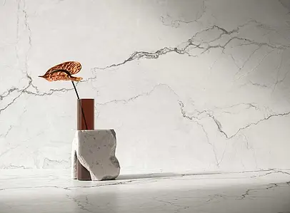 Grundflise, Effekt sten,other marbles,kvartsit, Farve hvid, 120x120 cm, Overflade skridsikker
