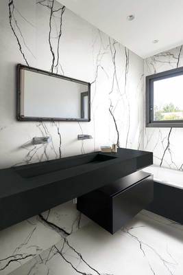 B&W_Marble Feinsteinzeuges hergestellt von Floor Gres, 2, Optik stein
