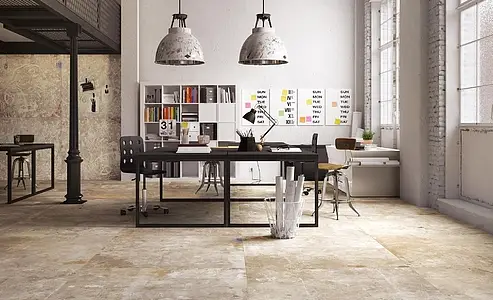 Background tile, Effect concrete, Color grey, Unglazed porcelain stoneware, 120x120 cm, Finish antislip