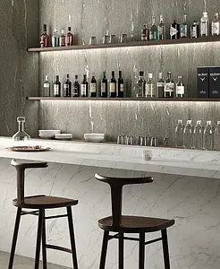 Background tile, Effect other stones, Color green,grey, Unglazed porcelain stoneware, 60x120 cm, Finish antislip
