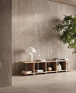 Background tile, Effect other stones, Color brown, Unglazed porcelain stoneware, 60x120 cm, Finish antislip