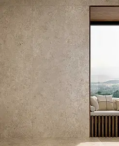 Background tile, Effect other stones, Color brown, Unglazed porcelain stoneware, 120x278 cm, Finish Textured