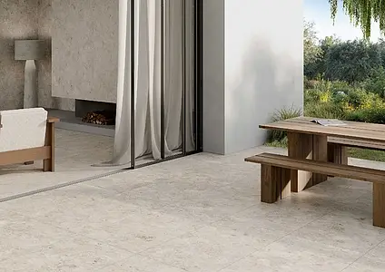 Background tile, Effect other stones, Color beige, Unglazed porcelain stoneware, 60x120 cm, Finish antislip