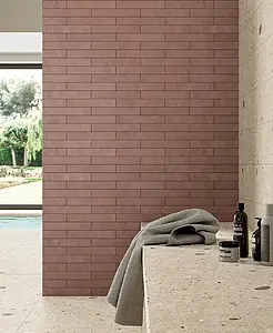 Carrelage, Effet terrazzo, Teinte beige, Grès cérame non-émaillé, 60x120 cm, Surface antidérapante