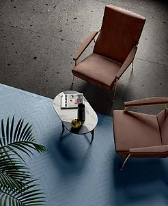 Hintergrundfliesen, Optik terrazzo, Farbe graue, Unglasiertes Feinsteinzeug, 120x120 cm, Oberfläche rutschfeste