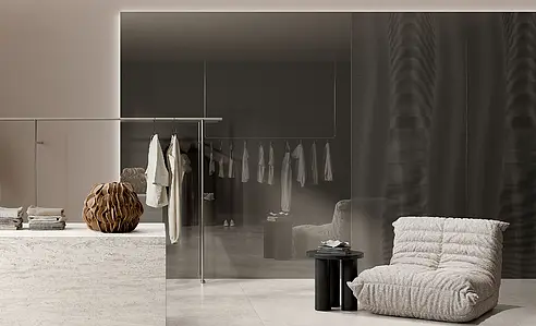 Background tile, Effect gold and precious metals, Color grey, Unglazed porcelain stoneware, 120x278 cm, Finish polished