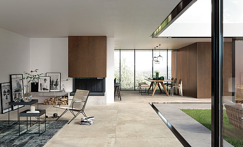 Reframe Porcelain Tiles produced by Ceramica Fondovalle, Stone effect