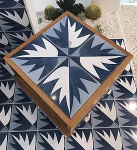 Azulejo base, Mayolica, 20x20 cm, Acabado brillo