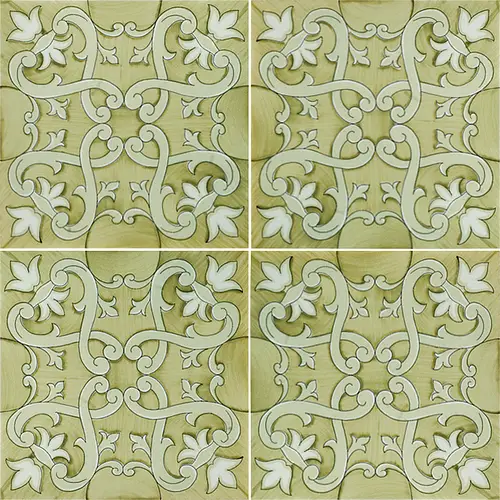 Ceramica Francesco De Maio, Fiori Scuri, Recamone Verde marcio