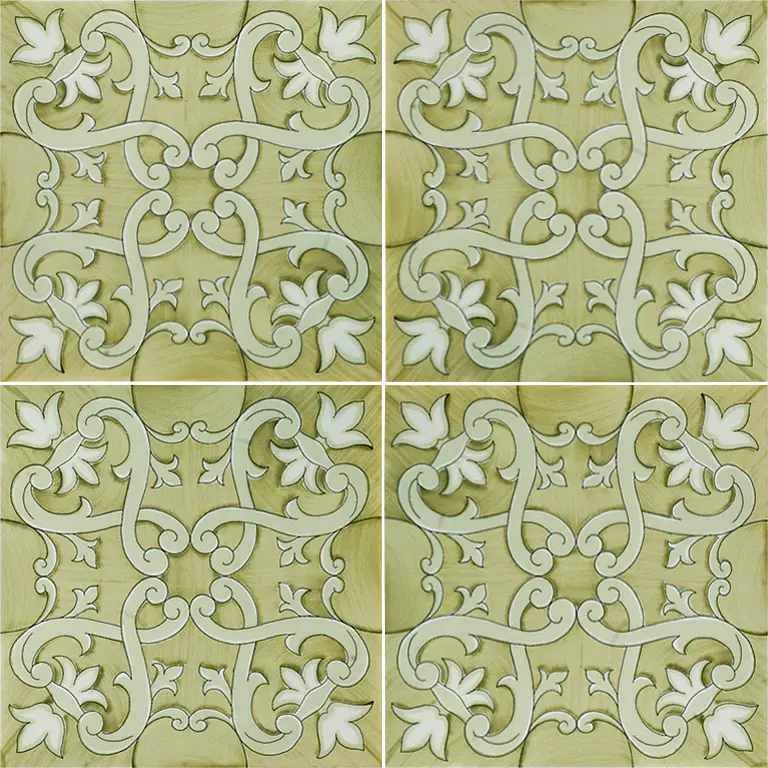 Recamone Verde marcio Francesco De Maio Fiori Scuri