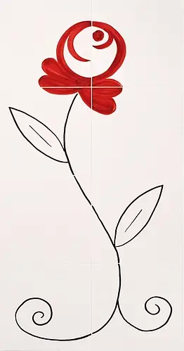Ceramica Francesco De Maio, Foulards, Panel Norma Jane