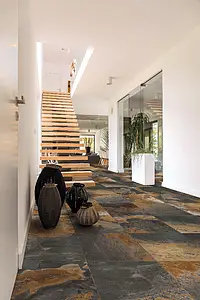 Background tile, Effect other stones, Color multicolor, Glazed porcelain stoneware, 60x60 cm, Finish antislip