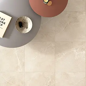 Background tile, Effect other stones, Color beige, Glazed porcelain stoneware, 60x60 cm, Finish antislip