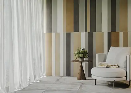 Carrelage, Teinte multicolore, Grès cérame émaillé, 60x120 cm, Surface mate