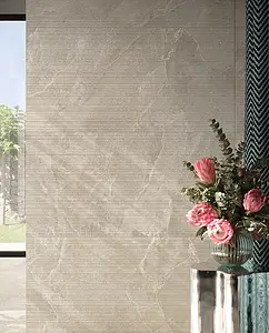 Background tile, Effect other stones, Color beige, Glazed porcelain stoneware, 60x120 cm, Finish antislip