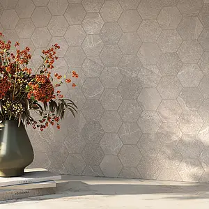 Mosaic tile, Effect other stones, Color grey, Glazed porcelain stoneware, 30x30 cm, Finish antislip