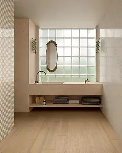 Background tile, Effect other marbles, Color beige, Unglazed porcelain stoneware, 120x280 cm, Finish polished