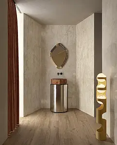 Background tile, Effect other marbles, Color beige, Unglazed porcelain stoneware, 120x280 cm, Finish polished