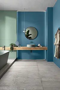 Background tile, Effect unicolor, Color navy blue, Ceramics, 60x120 cm, Finish matte