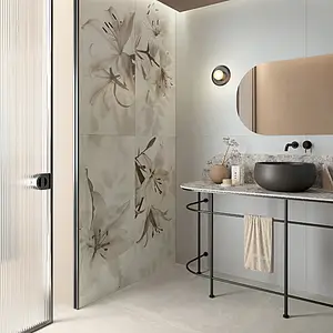 Background tile, Color beige, Ceramics, 60x120 cm, Finish matte