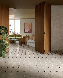 Background tile, Effect other stones, Color beige, Style provence, Glazed porcelain stoneware, 120x280 cm, Finish antislip