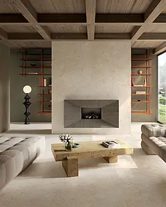 Background tile, Effect other stones, Color beige, Style provence, Glazed porcelain stoneware, 80x80 cm, Finish antislip
