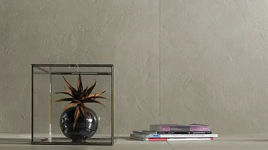 Bakgrunnsflis, Farge grå, Uglasert porselenssteintøy, 60x120 cm, Overflate sklisikker