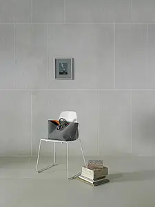 Bakgrunnsflis, Farge hvit, Uglasert porselenssteintøy, 120x120 cm, Overflate sklisikker