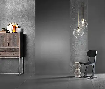 Background tile, Color grey, Unglazed porcelain stoneware, 120x250 cm, Finish antislip