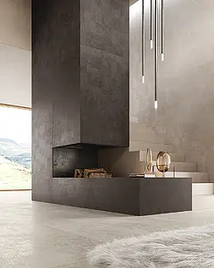 Background tile, Color brown, Style patchwork, Unglazed porcelain stoneware, 120x250 cm, Finish antislip