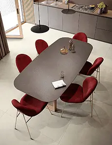 Background tile, Color brown, Unglazed porcelain stoneware, 120x250 cm, Finish antislip