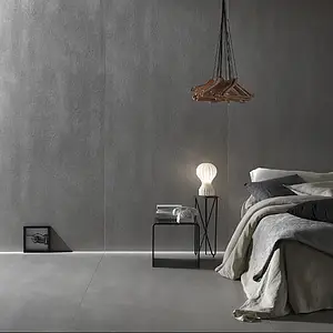 Background tile, Effect concrete, Color grey, Unglazed porcelain stoneware, 120x250 cm, Finish antislip