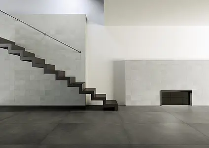 Background tile, Effect concrete, Color grey, Unglazed porcelain stoneware, 120x120 cm, Finish antislip