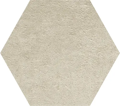 Gigacer, Concrete, PO9ESAWHITE_Concrete White small hexagon 6mm