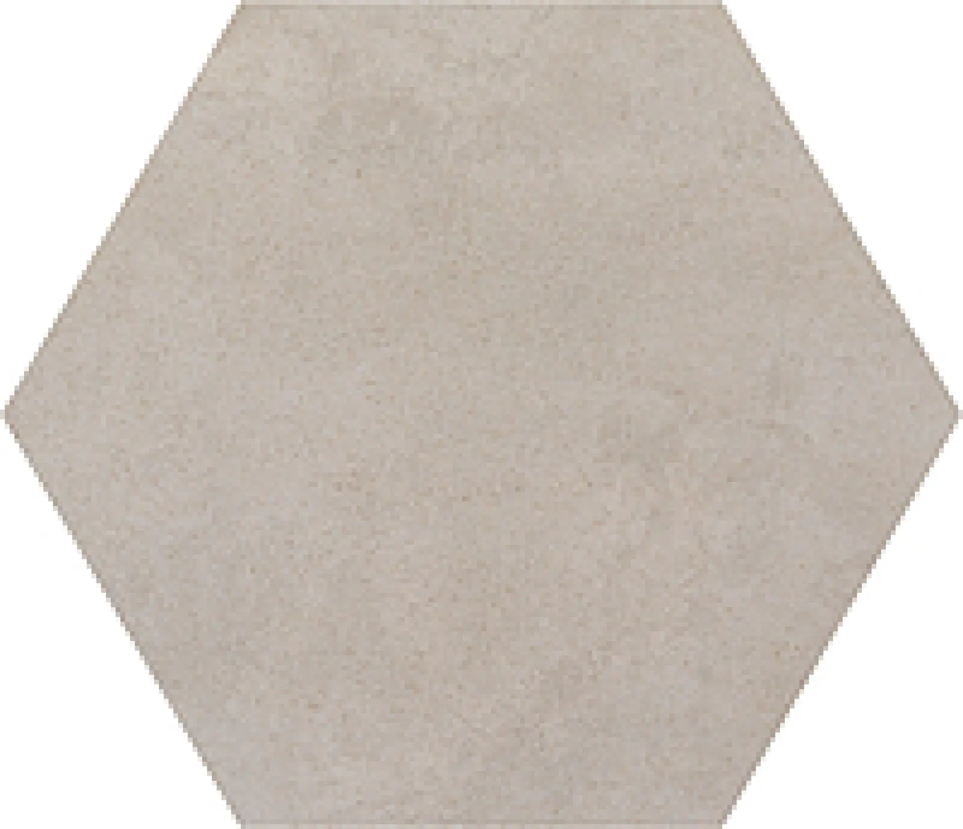 Elementa Small Hexagon Ivory Stone Gigacer Elementa