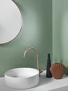Background tile, Color green, Unglazed porcelain stoneware, 120x120 cm, Finish matte