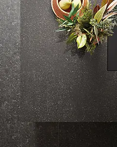 Farbe schwarze, Hintergrundfliesen, Unglasiertes Feinsteinzeug, 120x250 cm, Oberfläche polierte
