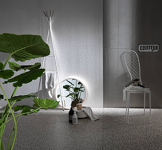 Le Corbusier LCS Ceramics Porcelain Tiles produced by Gigacer DSG, Terrazzo, concrete effect