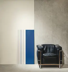Bakgrunnsflis, Effekt konkret, Farge hvit, Uglasert porselenssteintøy, 120x250 cm, Overflate matt