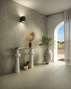 Background tile, Color grey, Unglazed porcelain stoneware, 120x120 cm, Finish antislip