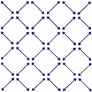 Ceramiche Giovanni De Maio, Ceramica Artistica Vietrese, Freccette Blu Decori