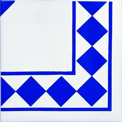 Giovanni De Maio, Ceramica Artistica Vietrese, Spigoli Blu Terminale Angolo