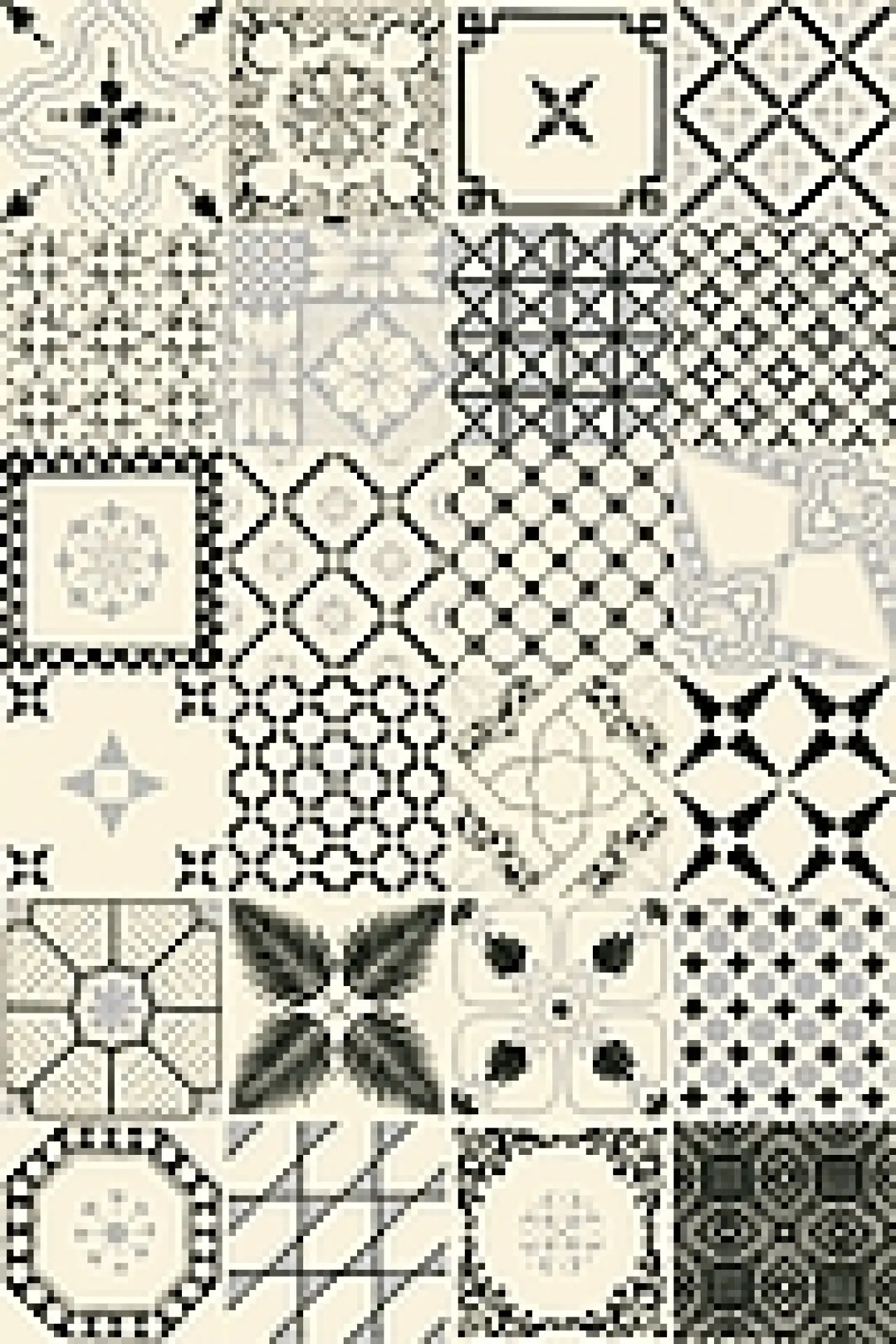 Decori Macrame Nero Set Giovanni De Maio Macrame