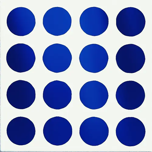Ceramiche Giovanni De Maio, Officina Delle Arti, Optical4BluFondoBianco