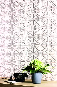 Background tile, Color beige, Ceramics, 13x13 cm, Finish glossy