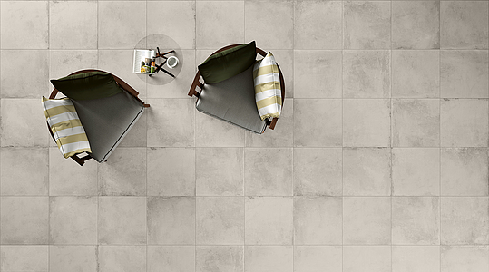 Background tile, Effect concrete, Color grey, Glazed porcelain stoneware, 60x60 cm, Finish antislip
