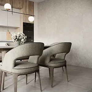 Grundflise, Effekt beton, Farve grå, Stil patchwork, Glaseret porcelænsstentøj, 60x60 cm, Overflade skridsikker