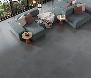 Background tile, Effect concrete,unicolor, Color grey, Glazed porcelain stoneware, 100x100 cm, Finish matte