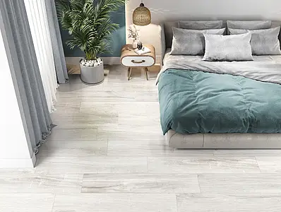 Background tile, Effect wood, Color grey, Glazed porcelain stoneware, 23.3x120 cm, Finish antislip